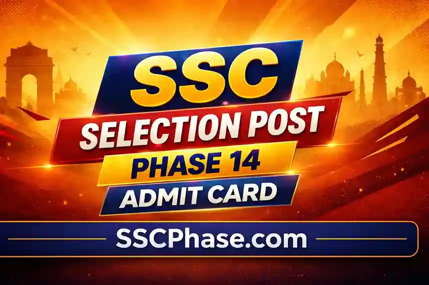 SSC Phase 14 Admit Card 2026