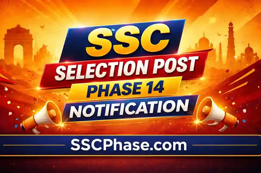 SSC Phase 14 Notification 2026 PDF Download