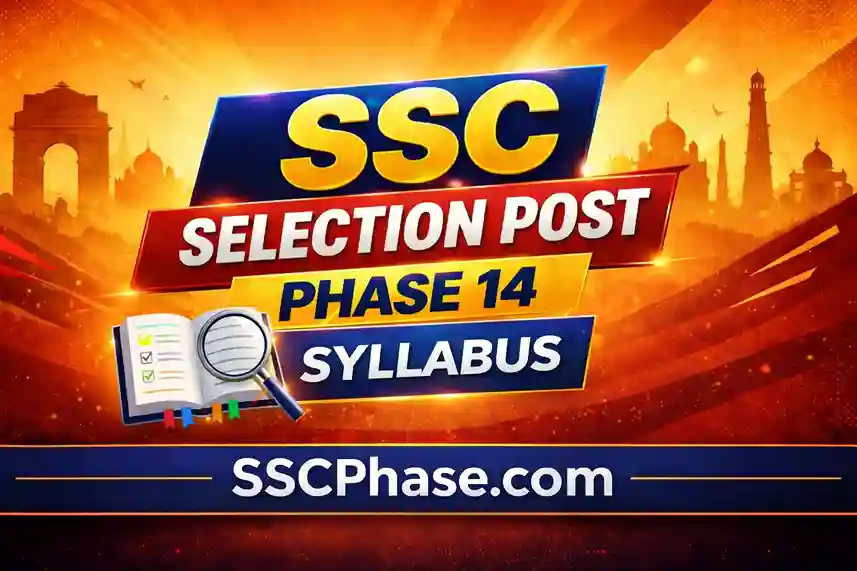 SSC Phase 14 Syllabus 2026 PDF Download